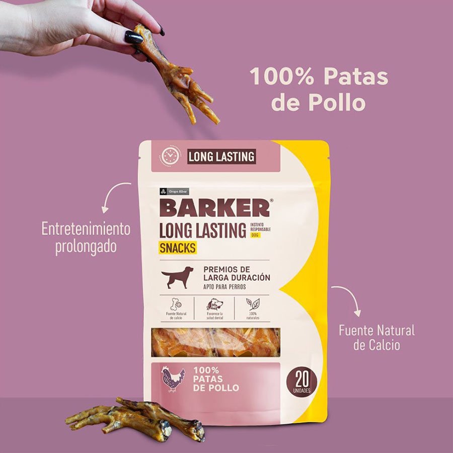 Patas De Pollo Deshidratadas Para Perros - 500g, Snacks Naturales Ricos En Condroitina Para Articulaciones
