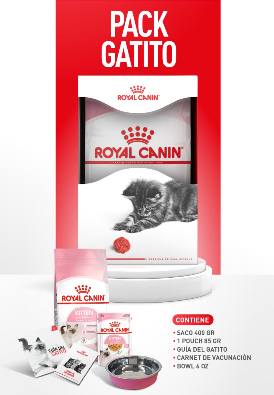 promocion pack gatito royal canin