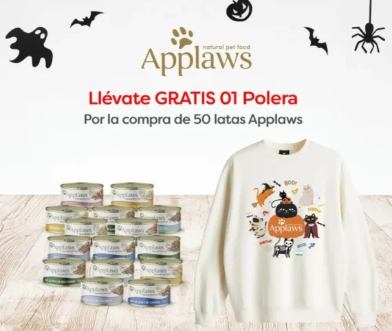 promocion de polera halloween gratis con applaws