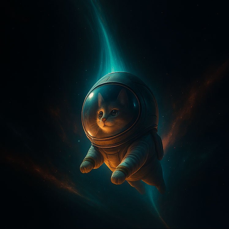 Gato astronauta - Cyber Cat-oh