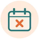 calendario de no atención